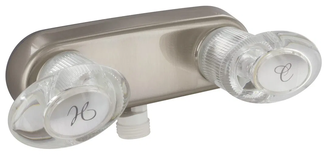 PF223441 – VALTERRA LLC Shower Control Valve, 2 Valve Single Piece Wall Mount 1/4 Turn Washerless Valve 4 Inch Center...